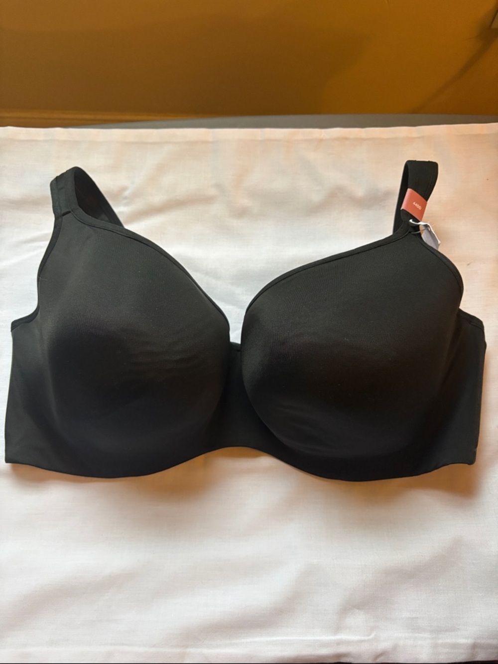 Cacique Lightly Lined Balconette bra, black, size 44DD - NEW
